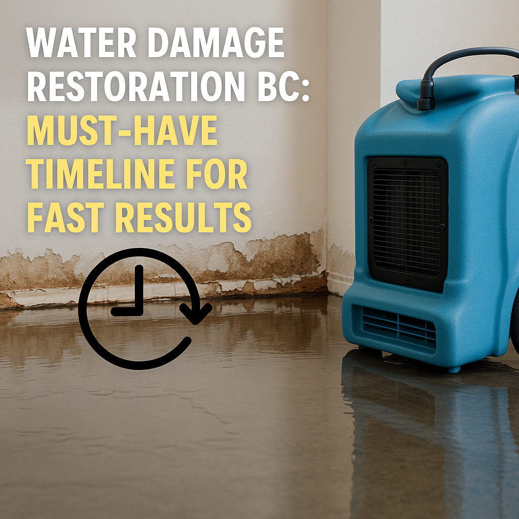 generate a high quality relevant image prompt for 1764527806 Water Damage Restoration BC: Must-Have Timeline for Fast Results Generate a high-quality, relevant image prompt for an article about: Water Damage Restoration BC: Mu