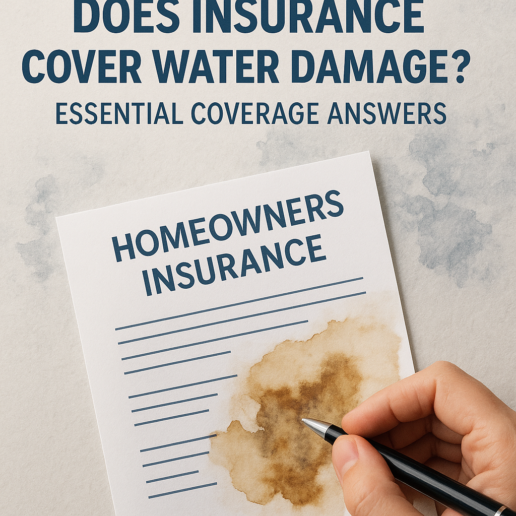 generate a high quality relevant image prompt for 1764534790 Does Insurance Cover Water Damage? Essential Coverage Answers Generate a high-quality, relevant image prompt for an article about: Does Insurance Cover Water Dama