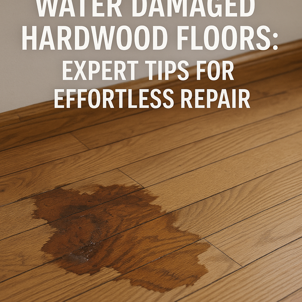 generate a high quality relevant image prompt for 1764545738 Water Damaged Hardwood Floors: Expert Tips for Effortless Repair Generate a high-quality, relevant image prompt for an article about: Water Damaged Hardwood Floors: