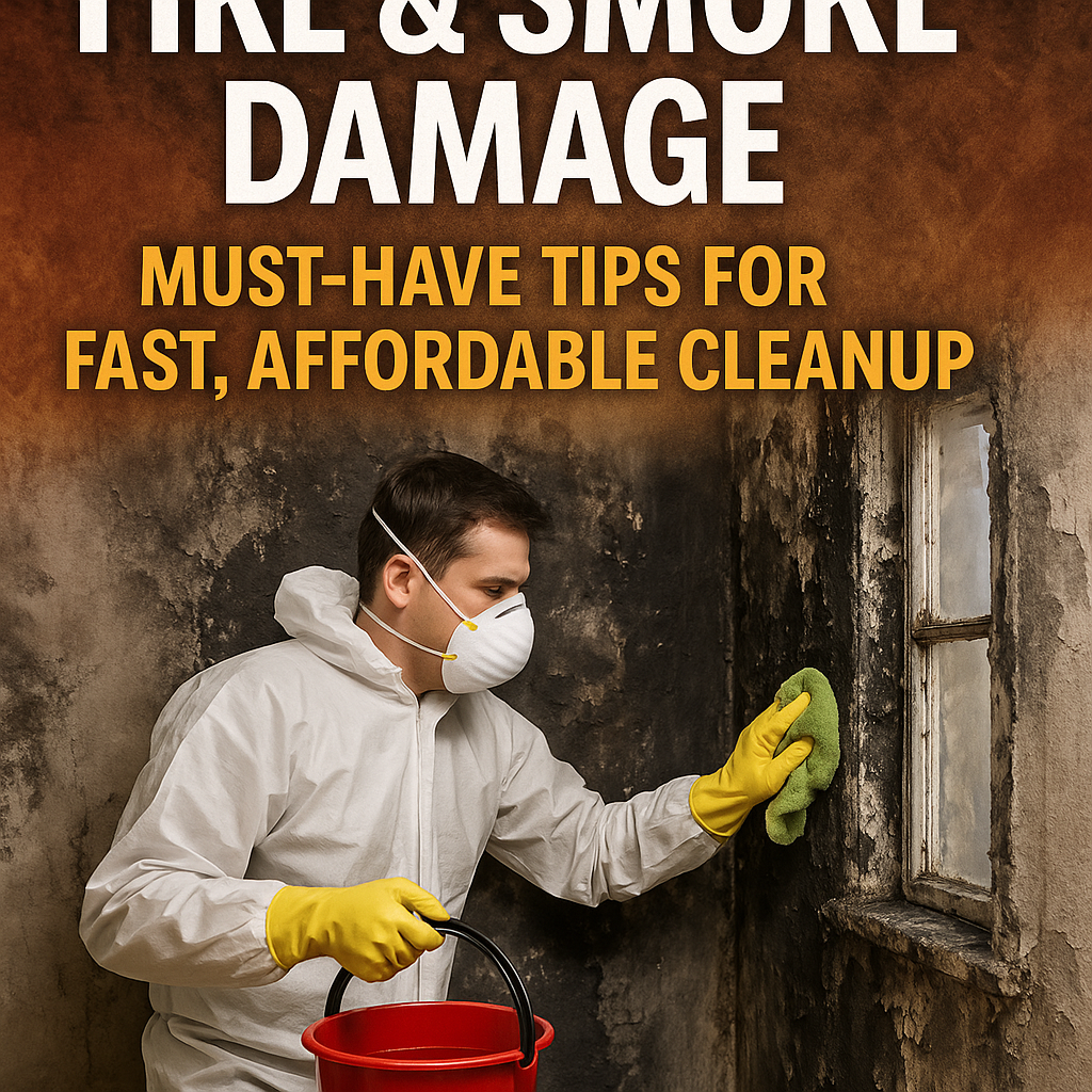 generate a high quality relevant image prompt for 1764585144 Fire & Smoke Damage: Must-Have Tips for Fast, Affordable Cleanup Generate a high-quality, relevant image prompt for an article about: Fire & Smoke Damage: Must-Have