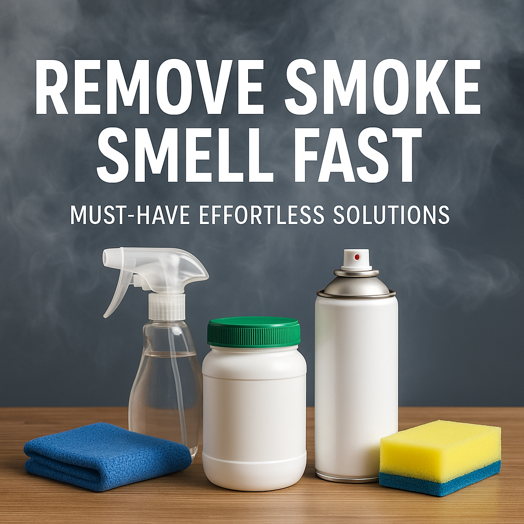 generate a high quality relevant image prompt for 1764592664 Remove Smoke Smell Fast: Must-Have Effortless Solutions Generate a high-quality, relevant image prompt for an article about: Remove Smoke Smell Fast: Must-H