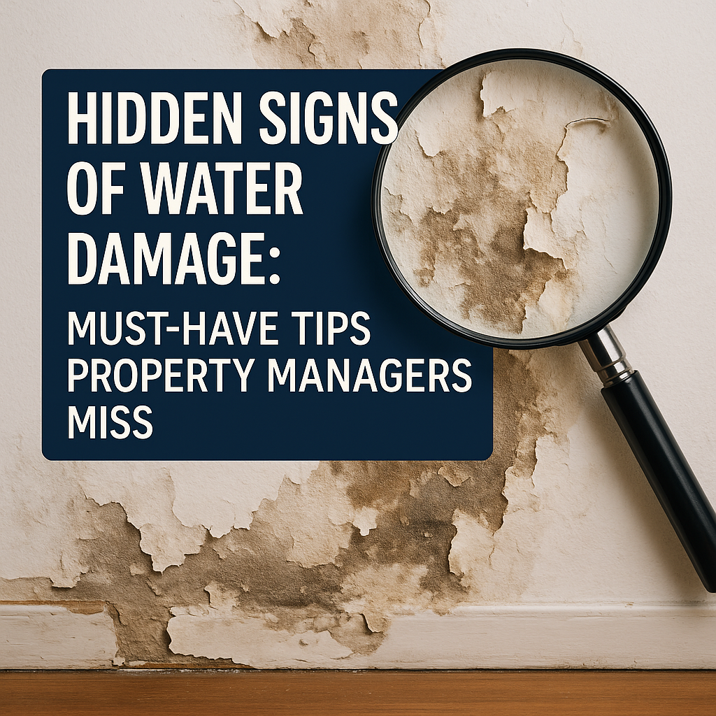 Damage Tips Hidden Signs of Water Damage: Must-Have Tips Property Managers Miss ...